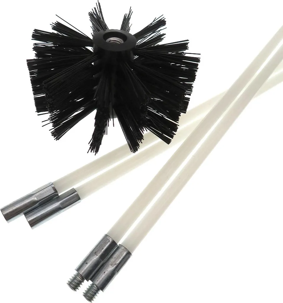 Éliminez les obstructions de cheminée avec ce kit brosse rotative 33pcs - 9