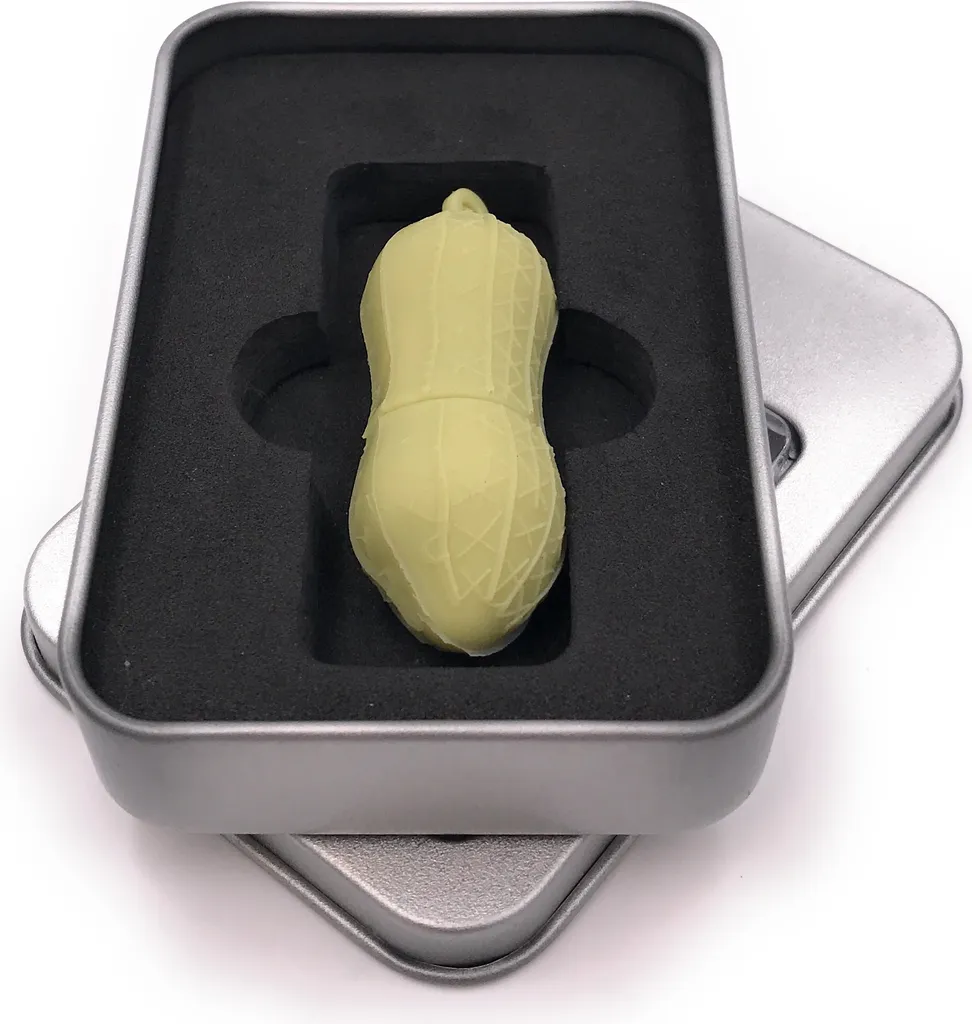 Onwomania Pendrive Arachide 16GB con Box Metallo - Design Unico