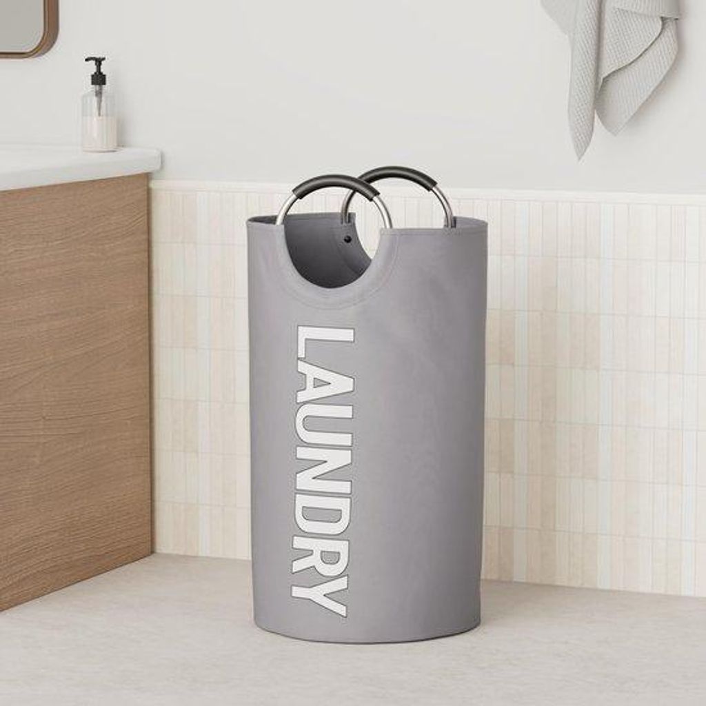 Opvouwbare wasmand met handvatten und wasserabweisender Beschichtung