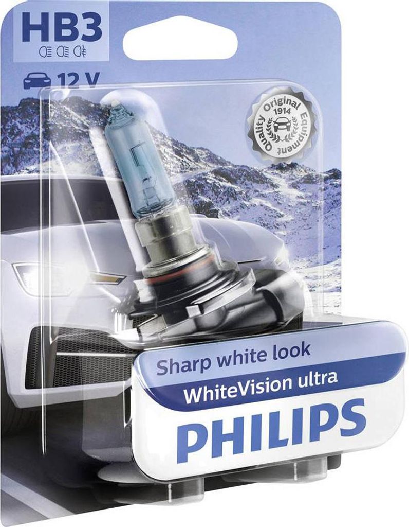 Philips 9005WVUB1 White Vision Ultra HB3 Produktbild 