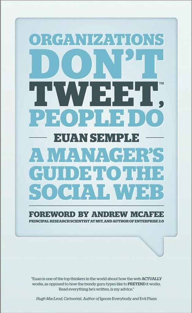 Organization's Don't Tweet, People Do