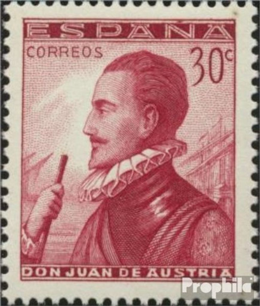 Briefmarken Spanien 1938 Mi 819A (kompl.Ausg.) postfrisch Sieg über die Türken