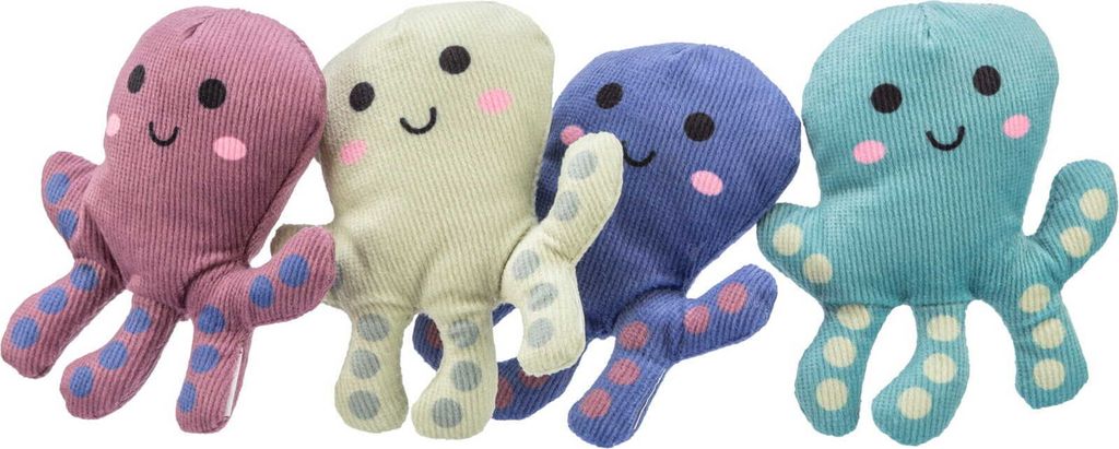 Trixie Katzenspielzeug Oktopus aus Plüsch mit Catnip Produktbild 
