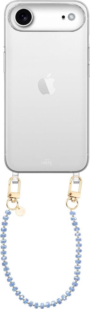 iPhone 17 Air - Crystal (Blue) Transparant Cord Case