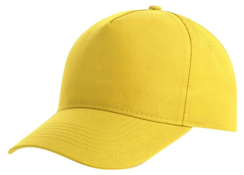 Atlantis Headwear - Kappe 5 Segmente LT1380 (Einheitsgröße) (Gelb)