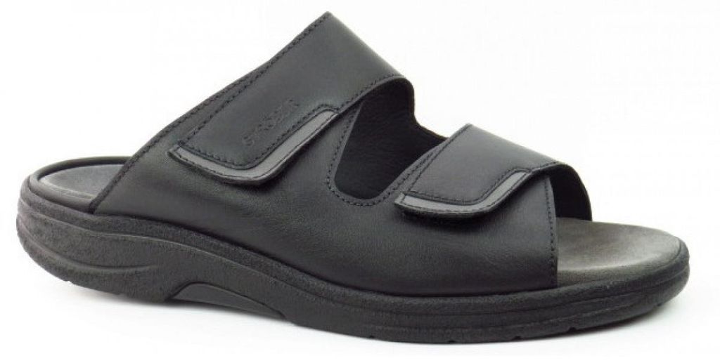 Ströber Moritz Sportnappa Pantolette Schwarz in Gr. 41 Produktbild 