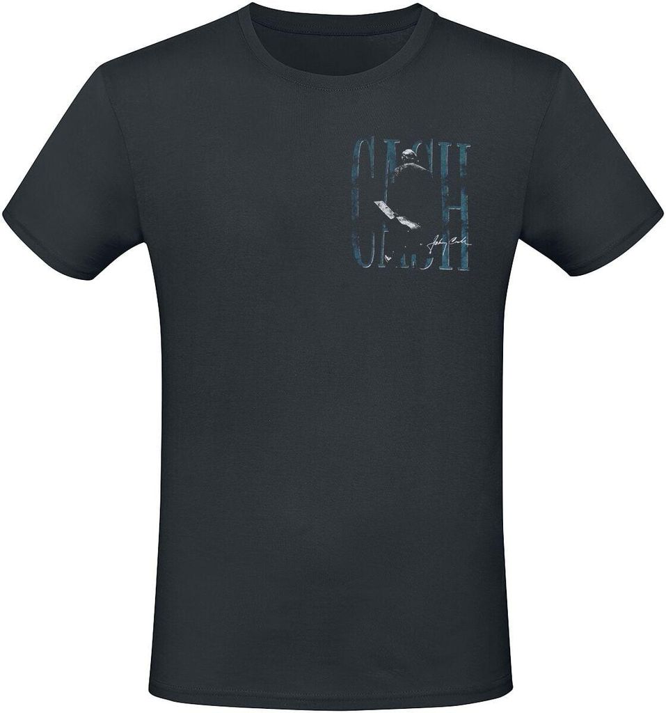 Johnny Cash T-Shirt Herren Man In Black schwarz S