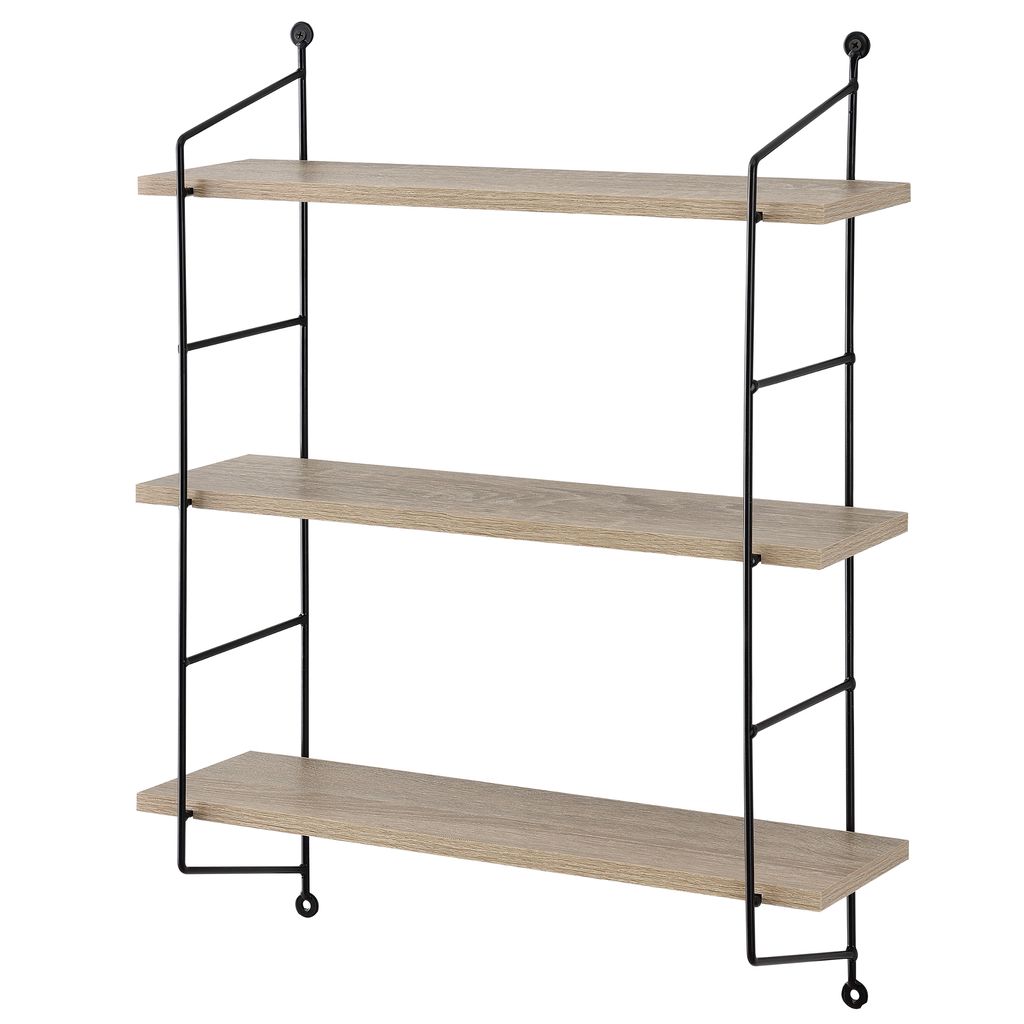 [en.casa]® 3-fach Hängeregal mit stabilem Stahlrahmen in Produktbild 