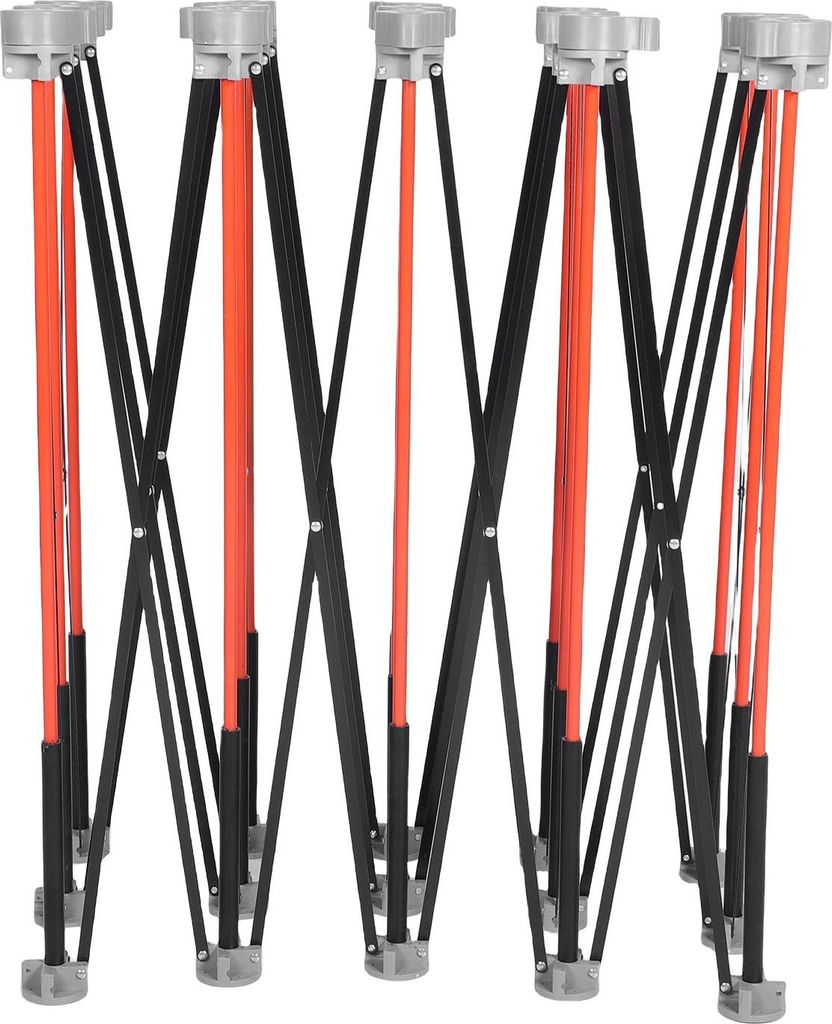 Tragbarer, klappbarer Arbeitsständer, Tragkraft 1500 kg, 15 Beine, Manganstahl, multifunktionaler Konstruktionstisch für Heimwerker und Baustellen