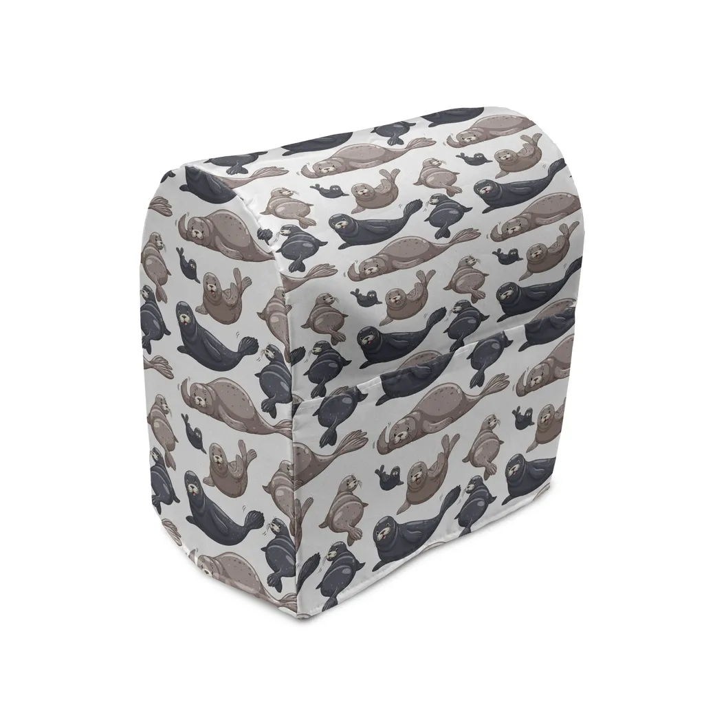 Protection pour Mixeur sur Socle Imprimée - Housse Cuisine Tropicale