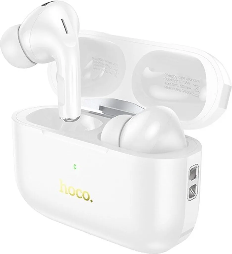 Évitez les Câbles Emmêlés avec les Écouteurs Hoco EW56 Plus Bluetooth Blanc