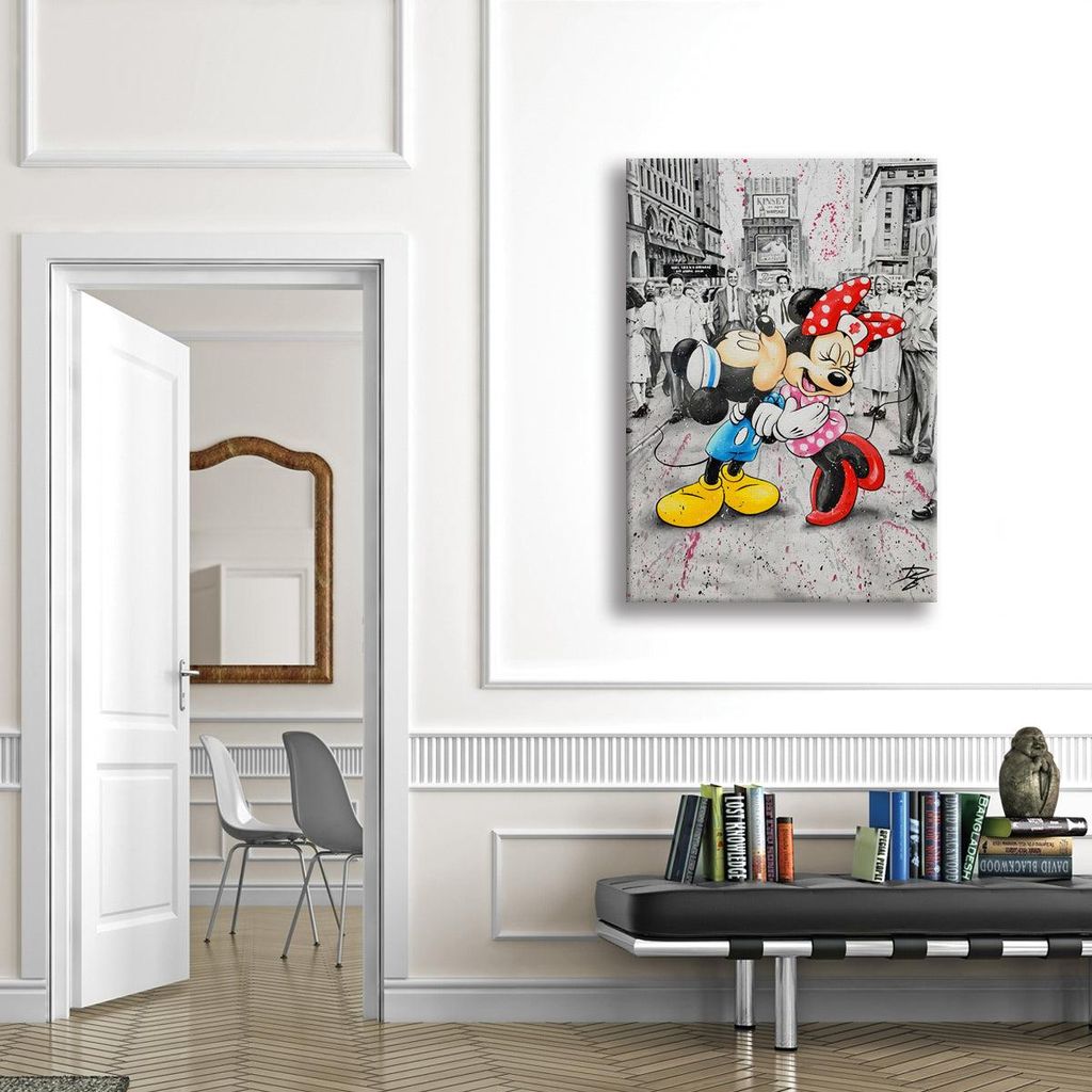 Topolinnie - Zeitgenössisches Leinwandbild auf Holzrahmen 100x140 cm