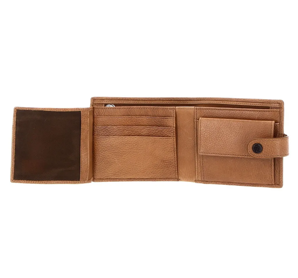 Portafoglio CINQUE Toni Pelle Cognac: Accessorio Business di Lusso - 4