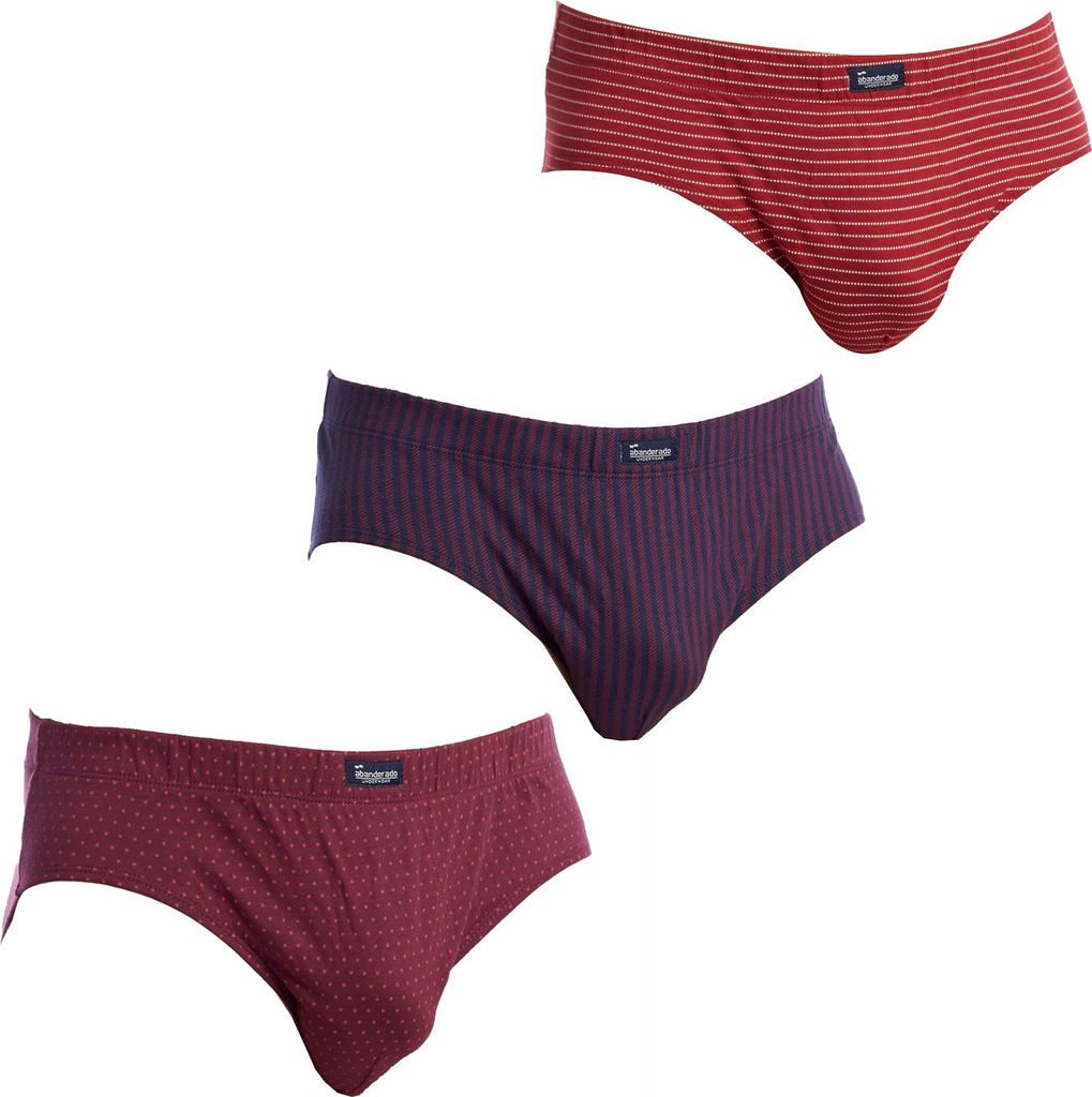 Abanderado Pack-3 Herren Slips Essential Prints A0080