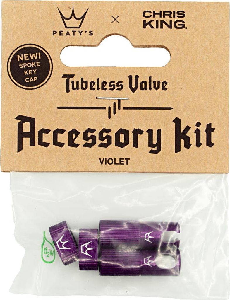 Peaty ́s Mk2 Tubeless-ventil-zubehörset Lila Lila One Size