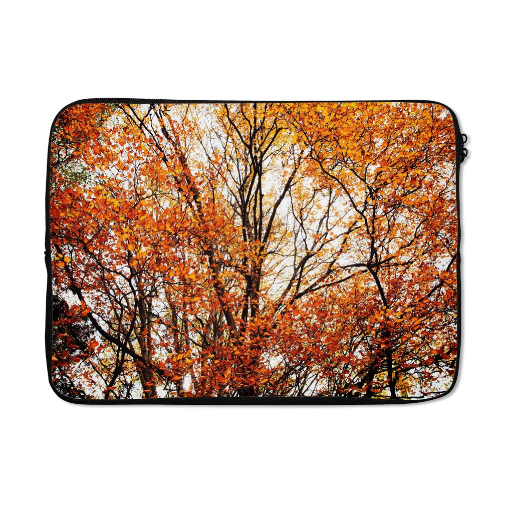 MuchoWow Laptop Hülle 13 Zoll Wald - Herbst - Jahreszeiten Laptoptasche - Laptophülle - Sleeve - Rundumschutz