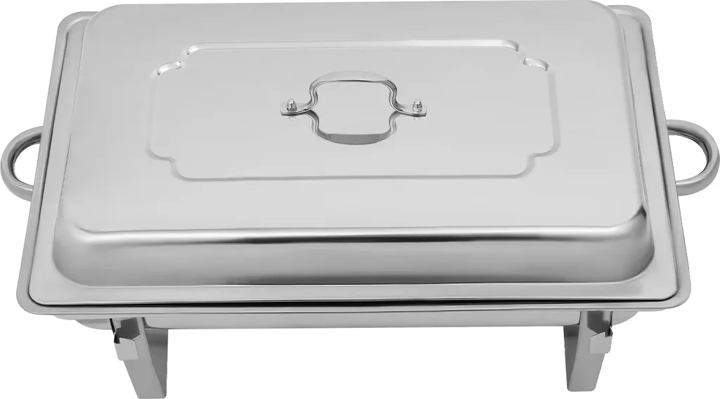 Scaldavivande Professionale 9 Litri Argento - Chafing Dish Design Moderno