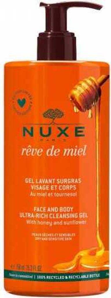 Nuxe Reve De Miel Face And Body Ultra-Rich Cleansing Gel