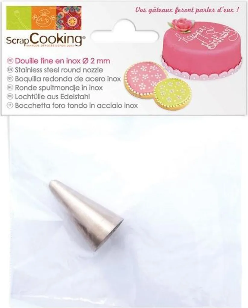 FantasyDay Decorazione Torte Set, 5 Pezzi Ugello in Acciaio Inossidabile Decorazione Pasticceria - Perfetto Bocchette Decorative Accessori per Torte,Cupcakes,Pasta di Zucchero,Biscotti e Pasticceria