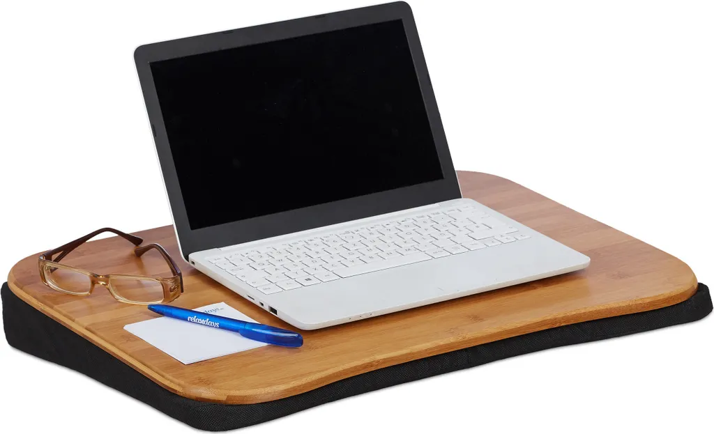 Coussin PC portable pour le télétravail au lit ou au canapé