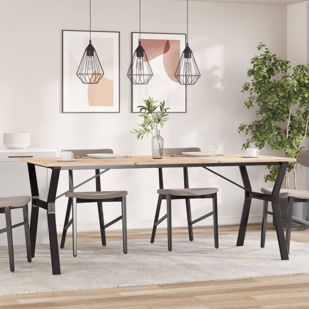 "WINTER SALE"Esstisch-Gestell in Y-Form 180x80x73cm Stahl Promotion261970 - Tischbeine
