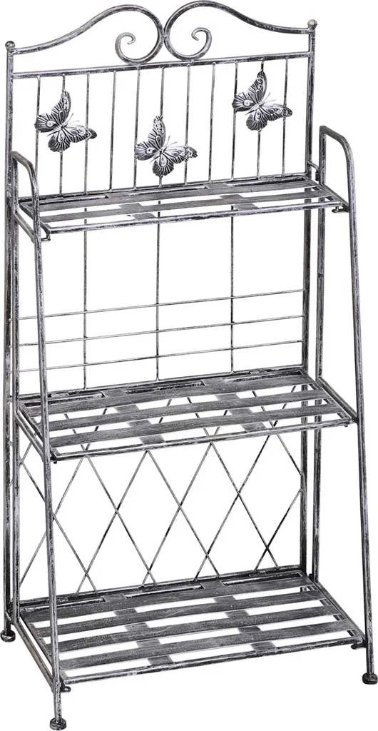 Étagère pour plantes de balcon - Support pliable 3 niveaux extérieur