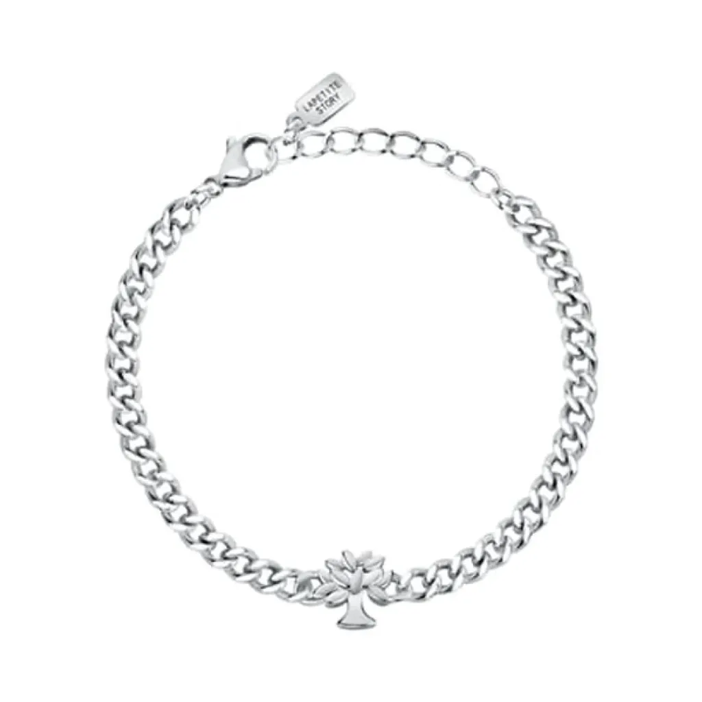 Bracciale in acciaio con albero della vita Famiglia LPS05ASF59