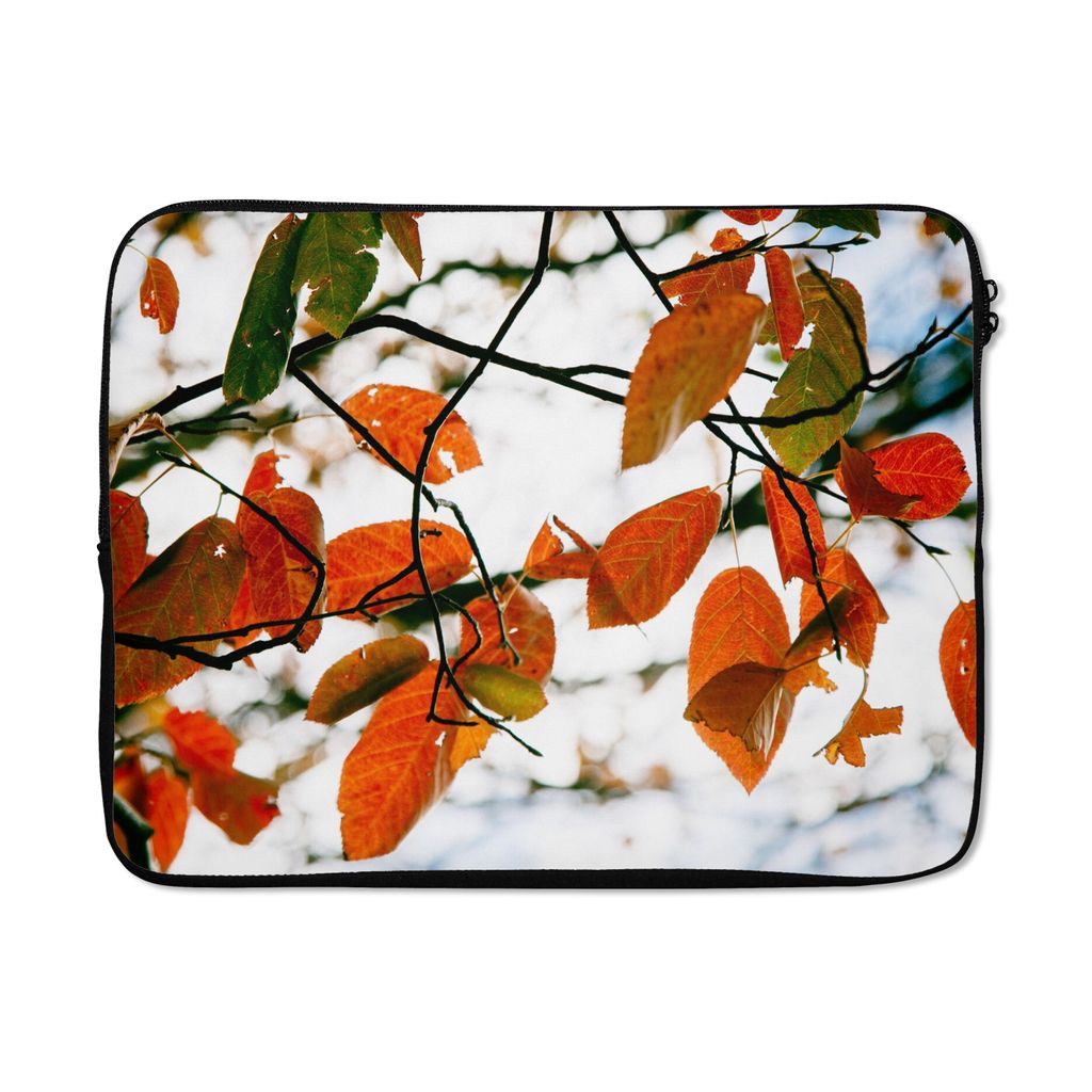 MuchoWow Laptop Hülle 15 Zoll Herbst - Blätter - Landleben - Jahreszeiten Laptoptasche - Laptoptasche - Sleeve - Rundum-Schutz