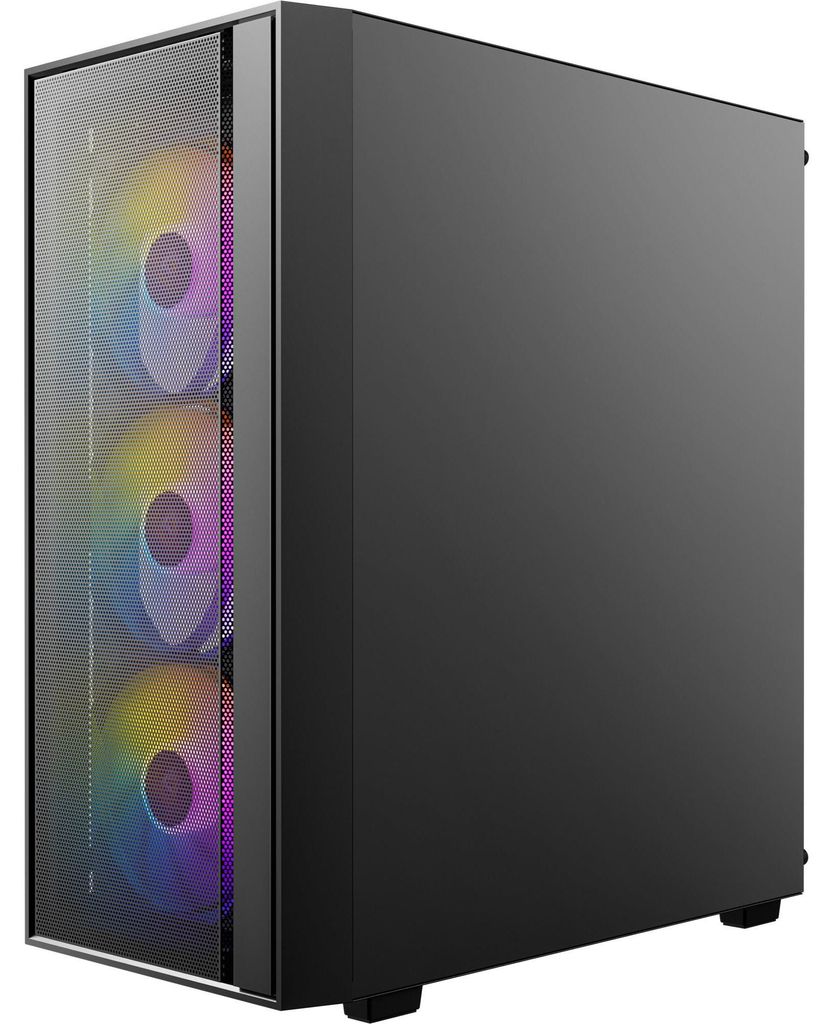 ANTEC AX65 ARGB PC Gehäuse Midi Tower Gaming ATX, schwarz