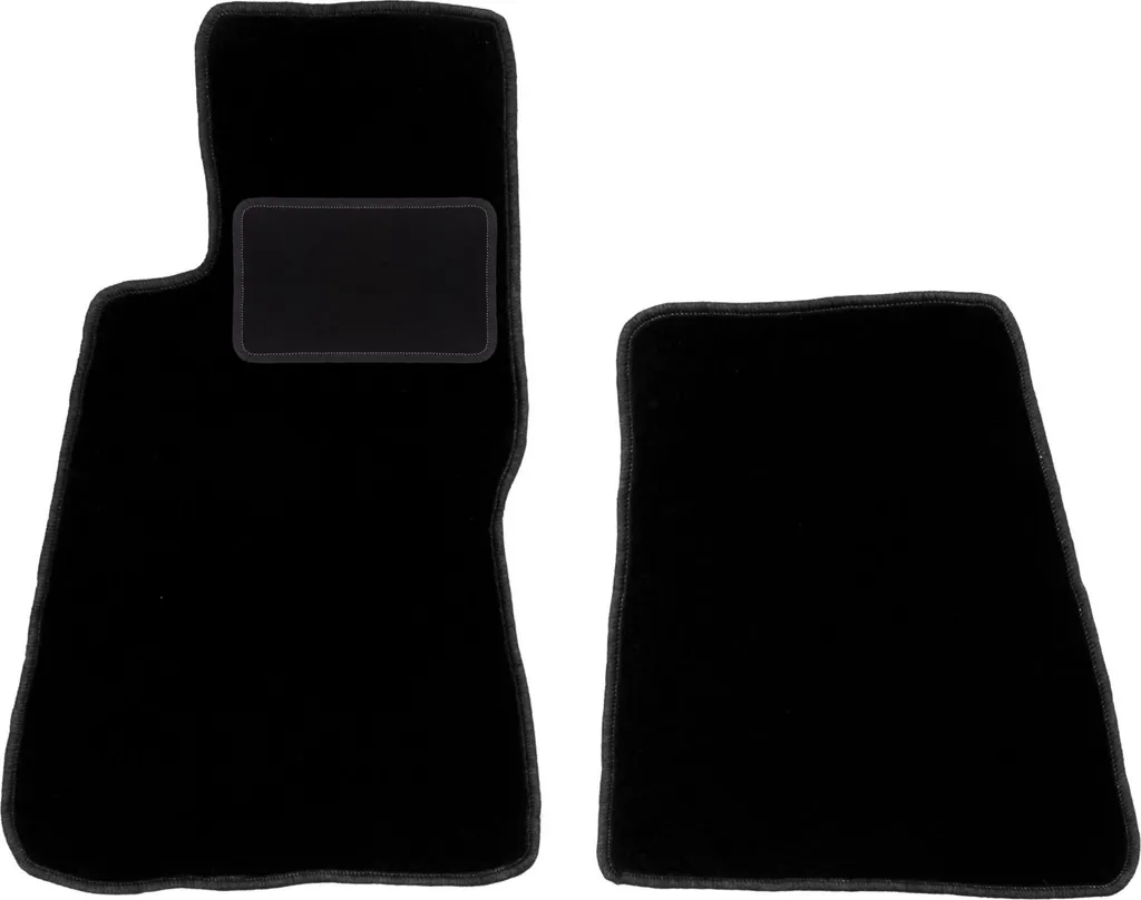 Wielganizator tappetini auto velours anteriori adatto per Smart Roadster (2002-2005, roadster) neri, set 2 pz, con fissaggi