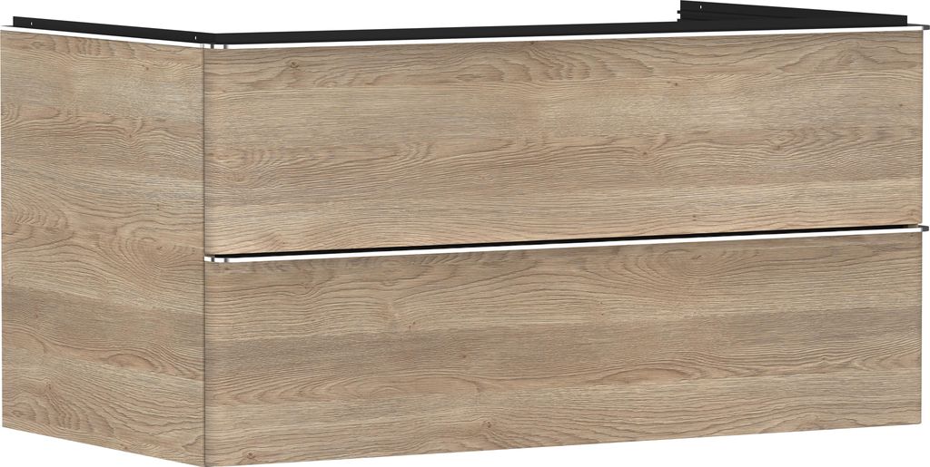hansgrohe Xelu Q Waschtischunterschrank, 980x550, 2 Schubkästen, für Konsolen mit Aufsatzwaschtisch, 54080000
