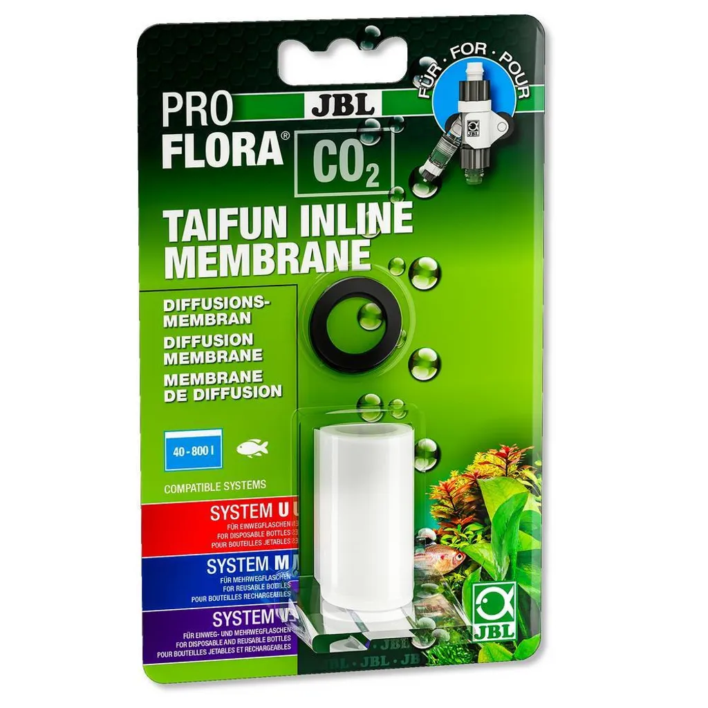 Diffuseur CO2 à membrane JBL Proflora Taifun Inline avec compte-bulles