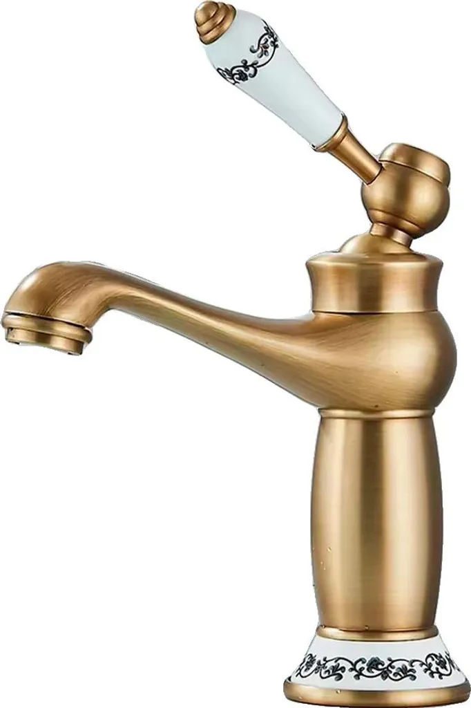 Miscelatore Lavabo Bronzo Oleato Corto: Design di Lusso per Bagni Moderni
