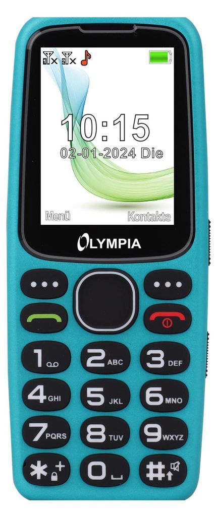 Komfort-Mobiltelefon mit Großtasten und großem Produktbild 