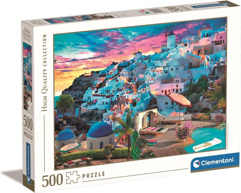Clementoni puzzle 500 HQC Grèce Voir 35149 Image du produit 
