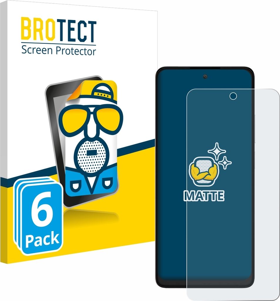 6x BROTECT Schutzfolie für TCL 40 NXTPAPER Displayschutz Displayschutzfolie Folie Matt Entspiegelungsfolie