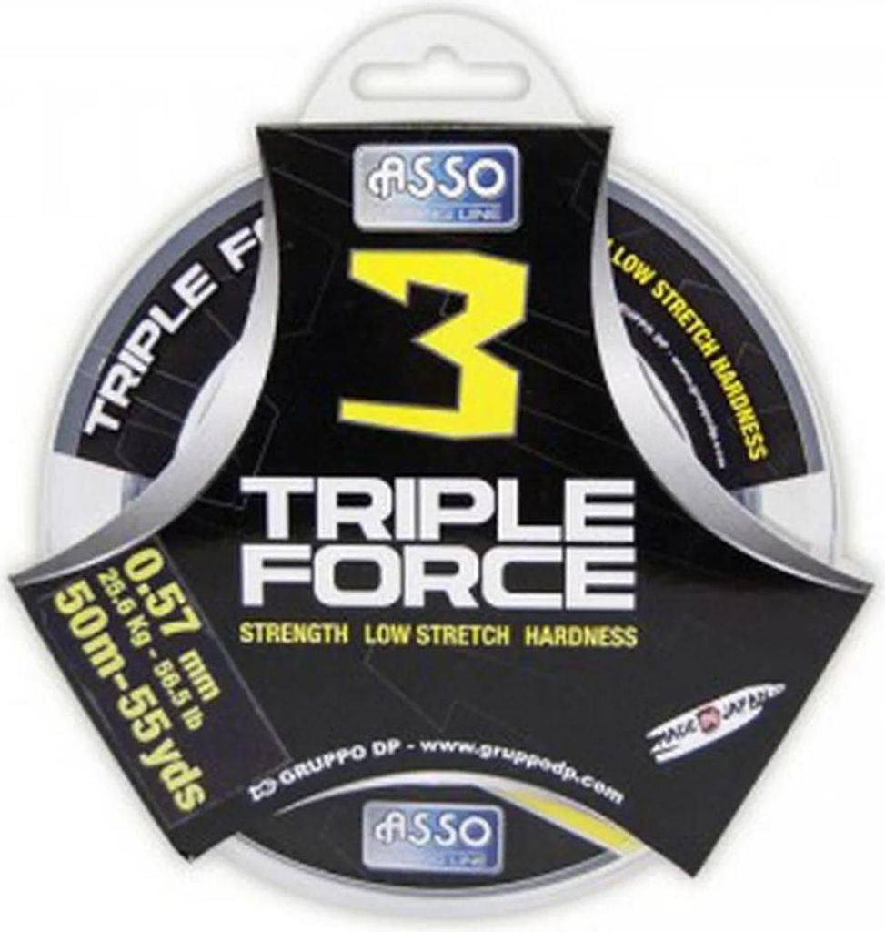Asso Triple Force 50 M Monofilaments Transparents 0.117 mm Image du produit 