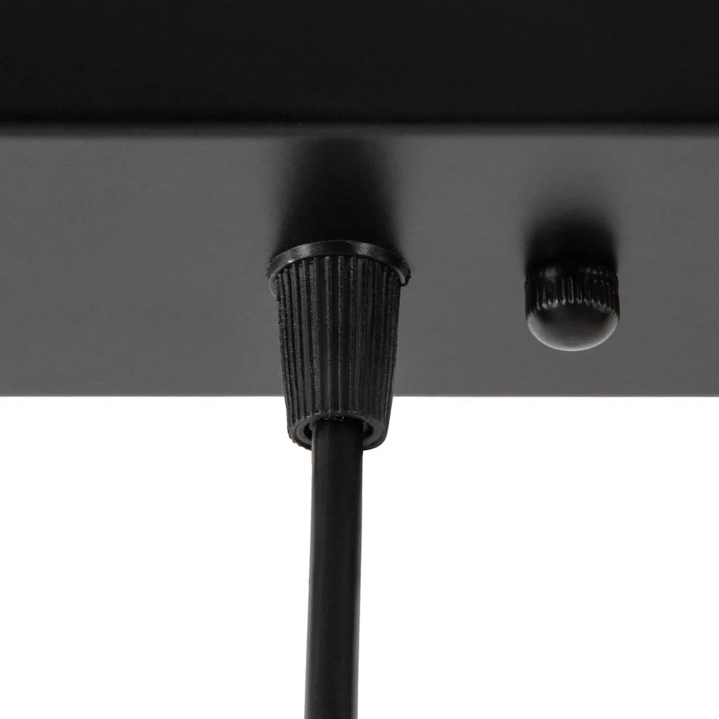 Lampada a sospensione a forma di bottiglia di vino - 5 luci - Regolabile in altezza 150 cm - Attacco E27 - Dimmerabile - Vetro - Senza lampadina - Multicolore - 8