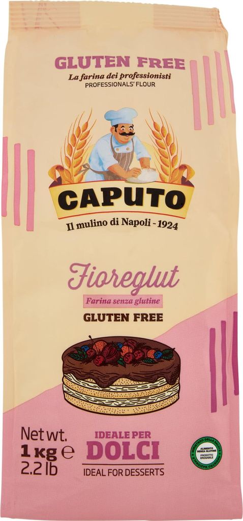 Caputo Fioreglut Mehl für Kuchen, glutenfrei, 1 kg.