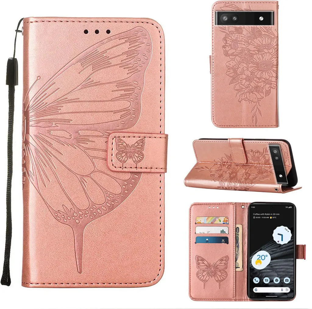 Custodia A Portafoglio Per Google Pixel 7 Pro Cover Vera Pelle