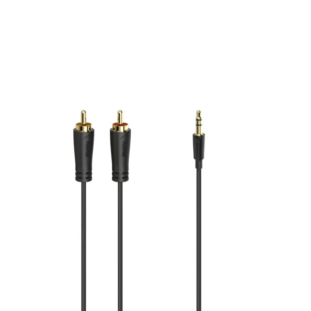 Cavo Hama Jack-RCA Stereo 1,5 m | Il Classico Indispensabile Nero