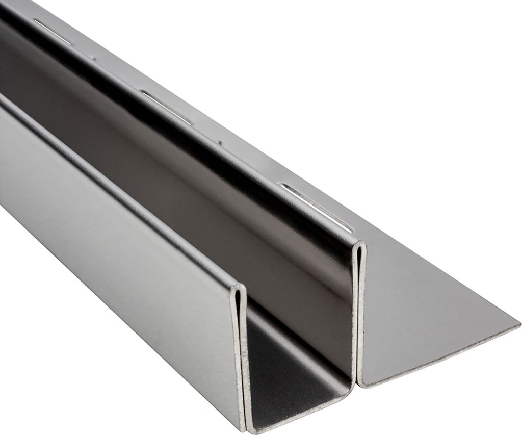 Glas-Fliesenprofil Edelstahl Klemmprofil Wandprofil V2A 2m Produktbild 