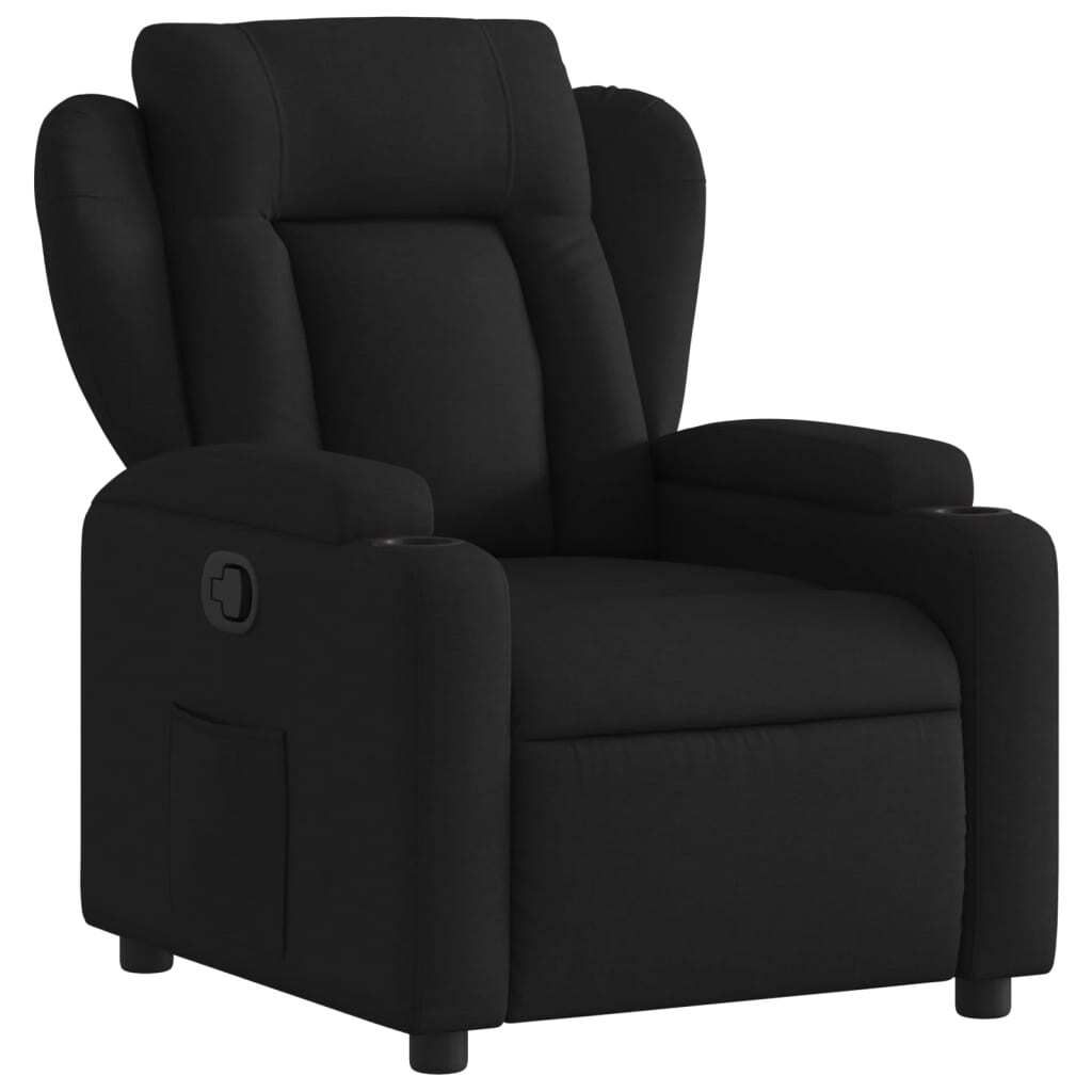 vidaXL Relaxsessel Schwarz Stoff Produktbild 