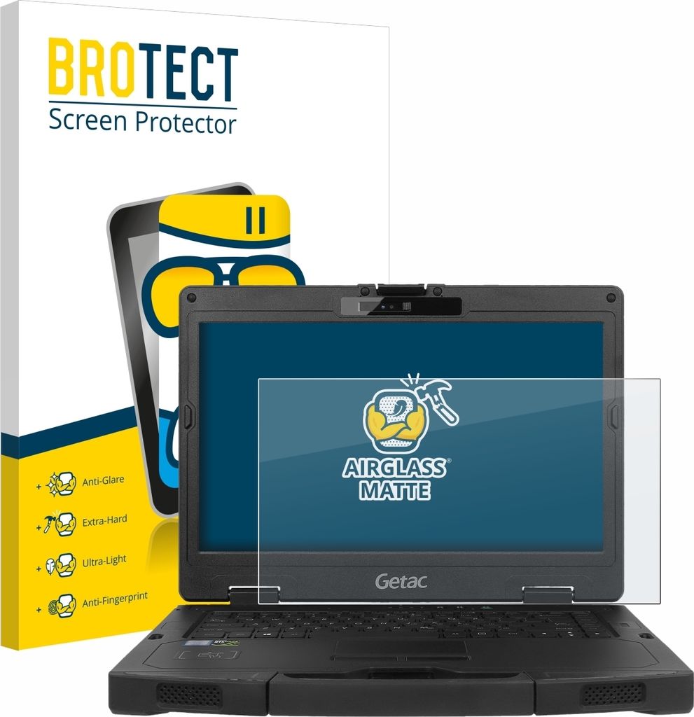 BROTECT Entspiegelungs Schutzglas für Getac S410 Schutzfolie Panzer Folie Glas Display Schutz matt