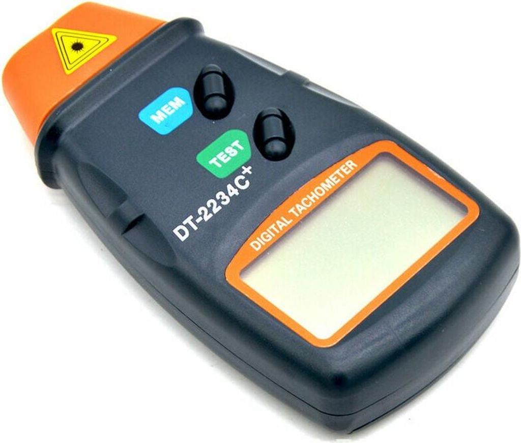 Digitaler Drehzahlmesser, professioneller digitaler Drehzahlmesser, LCD-Display, Drehzahlmesser-Tester, Drehzahlmesser, automatischer Wechsel, ber...