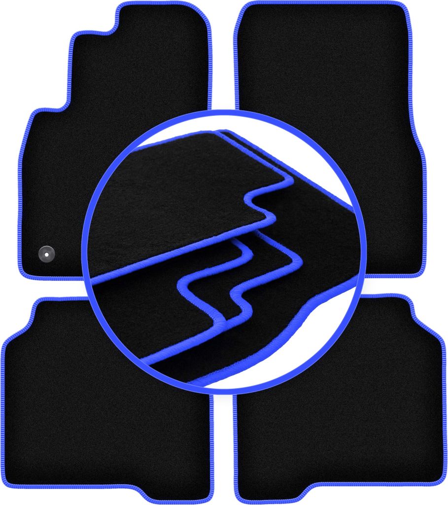 CARLUX-BLUE Autofußmatten für: Hyundai Terracan SUV (2001-2006)