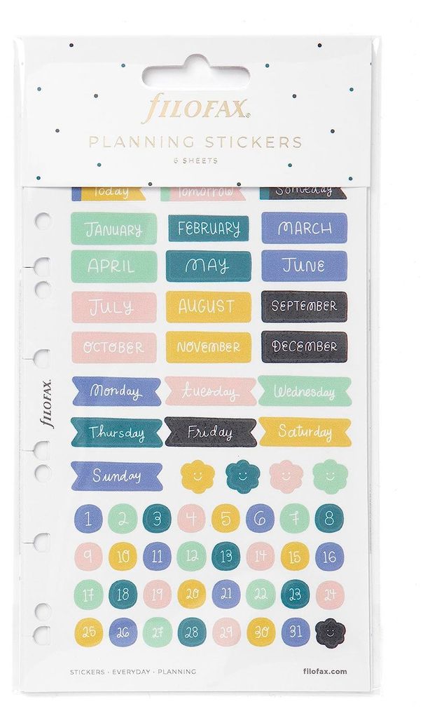 Filofax Aufkleber für die tägliche Planung