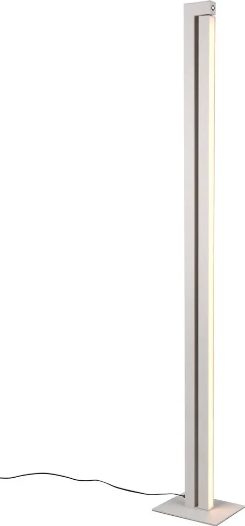 Lampadaire LED pivotant gris 130 cm : fini les zones d'ombre au salon