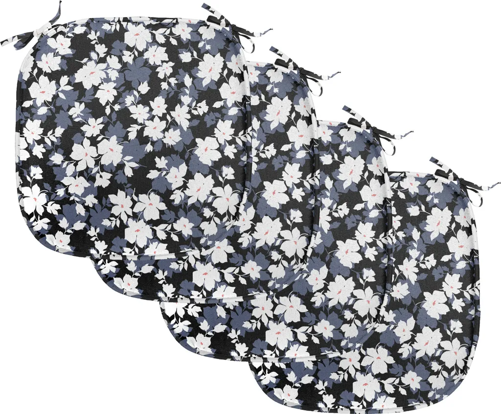 Offerta Set 4 Cuscini 40x40 ABAKUHAUS Impermeabili Fiori Vintage