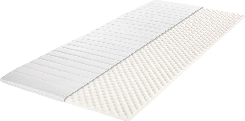 Topper Komfortschaum ca. 180x200 cm 100% Polyester-Mikrofaser weiß